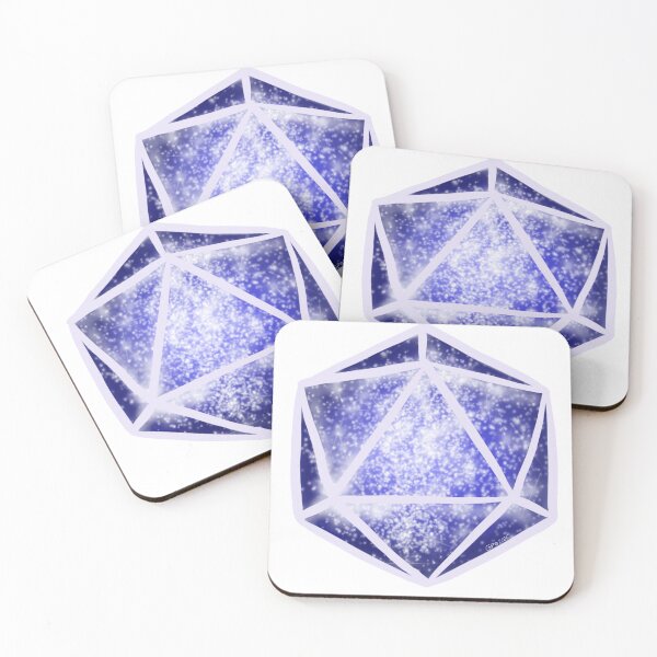 Item preview, Starry Night Celestial DND D20 Dice designed and sold by Cottagecore Crab .