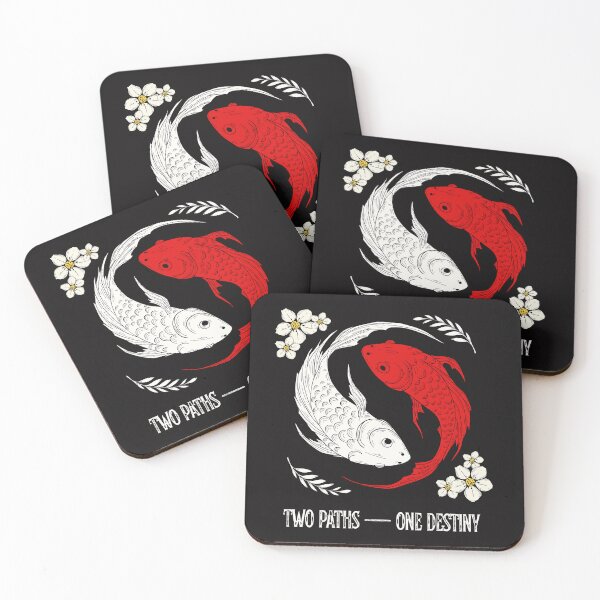Item preview, Two Paths One Destiny Yin Yang Koi Fish designed and sold by Tamawy.