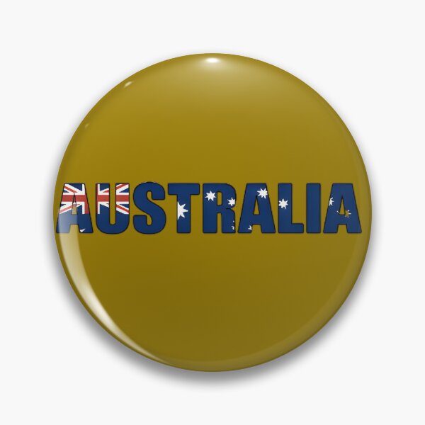 Item preview, Australia text with flag no background designed and sold by CreationsNicB.
