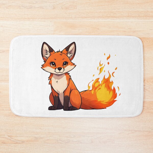 Item preview, Cute Cartoon Fox with Fiery Tail – Fantasy Animal Mascot Illustration designed and sold by Karolina’s Cozy Creations.