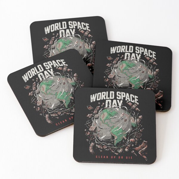 Item preview, World Space Day Clean Up or Die Space Debris Earth Graphic T-Shirt v3 designed and sold by DarylWelsh2024.