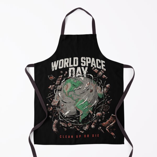Item preview, World Space Day Clean Up or Die Space Debris Earth Graphic T-Shirt v3 designed and sold by DarylWelsh2024.