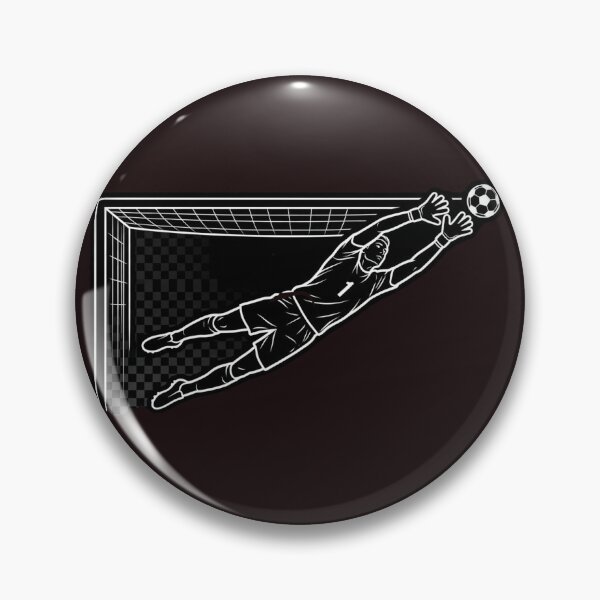 Item preview, Lev Yashin Vintage Goalkeeper Legend Silhouette designed and sold by MindBreakLab.