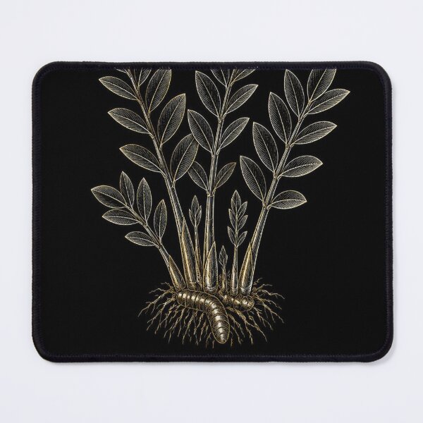 Item preview, ZZ Plant Zamioculcas Botanical Engraving designed and sold by SunnyDesign82.