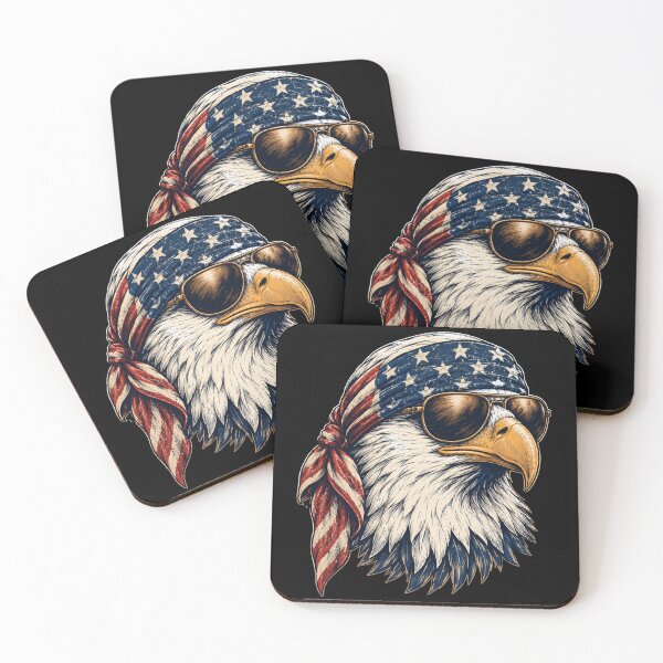 Item preview, Funny USA Eagle Graphic Patriotic Eagle Humor USA Eagle T-Shirt, American Pride Gift, Bald Eagle Graphic Tee, 4th of July Shirt designed and sold by Trendably.