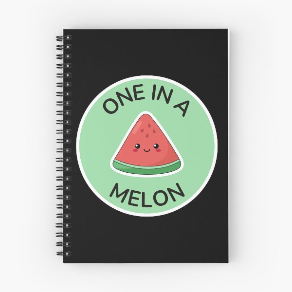 Item preview, One in a Melon | Cute Kawaii Watermelon Funny Pun Sticker designed and sold by Olive Thread Co..