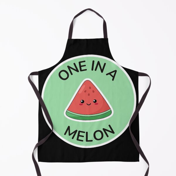 Item preview, One in a Melon | Cute Kawaii Watermelon Funny Pun Sticker designed and sold by Olive Thread Co..