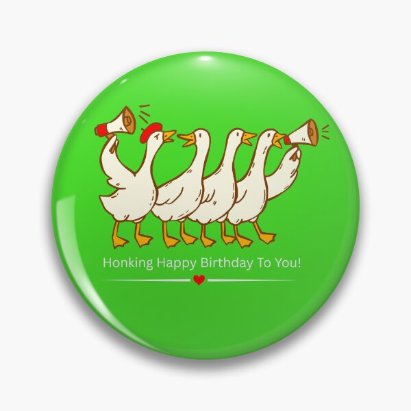 Item preview, Honking Happy Birthday To You! - Funny Birthday Gift Ideas with Geese designed and sold by Wordfall.