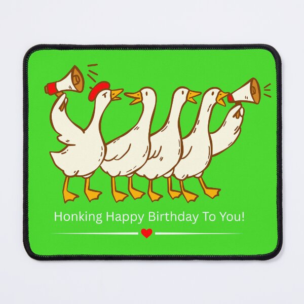 Item preview, Honking Happy Birthday To You! - Funny Birthday Gift Ideas with Geese designed and sold by Wordfall.