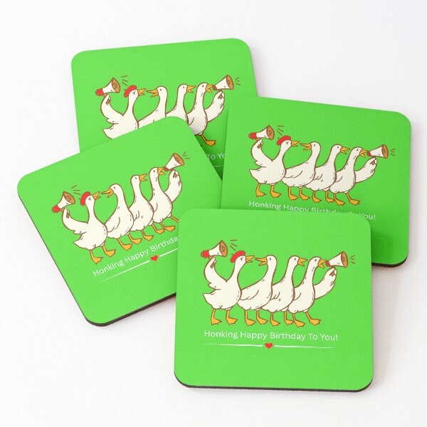 Item preview, Honking Happy Birthday To You! - Funny Birthday Gift Ideas with Geese designed and sold by Wordfall.