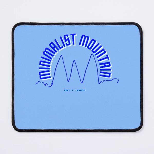 Item preview, Minimalist Mountain Aesthetic Design | Neon Blue Travel Graphic | Modern Adventure Streetwear Sticker & Phone Case designed and sold by The Urban Explorer.
