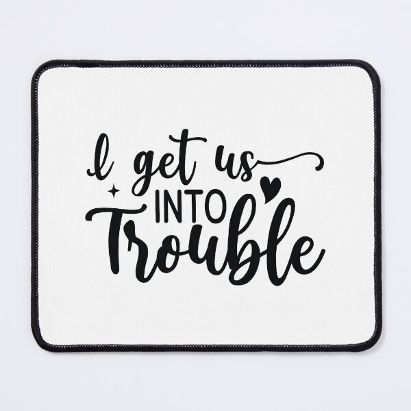 Item preview, I Get Us Into Trouble - Funny Dad Quotes Retro Vintage Aesthetic Mischievous Partners Family Gift designed and sold by FuzionRaptor.