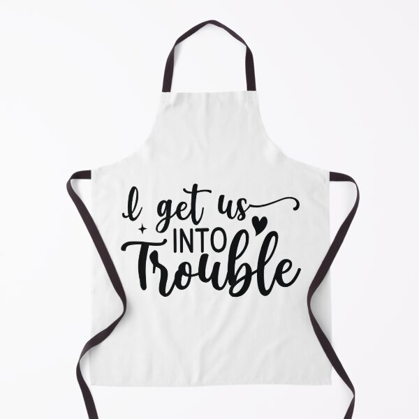 Item preview, I Get Us Into Trouble - Funny Dad Quotes Retro Vintage Aesthetic Mischievous Partners Family Gift designed and sold by FuzionRaptor.