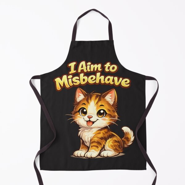 Item preview, I Aim to Misbehave - kitten designed and sold by shorethings.