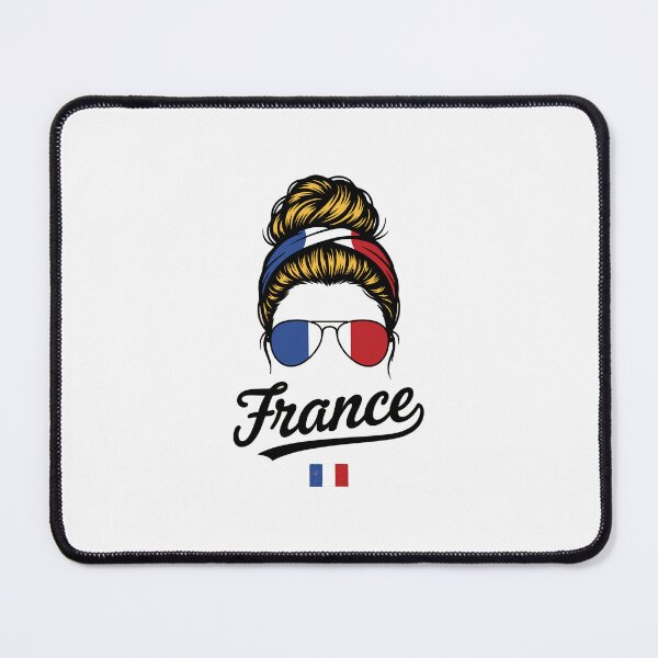 Item preview, France Pop Art Woman – Vintage Woodcut French Flag Sunglasses Graphic for Proud France Supporters designed and sold by paulo silveira.