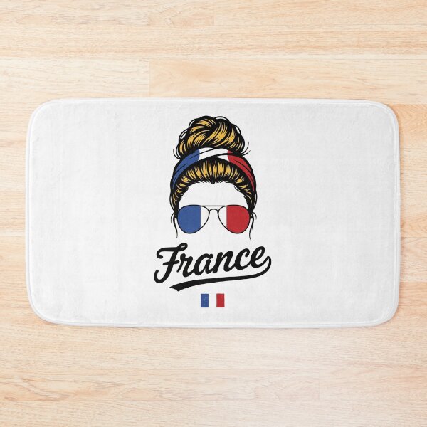 Item preview, France Pop Art Woman – Vintage Woodcut French Flag Sunglasses Graphic for Proud France Supporters designed and sold by paulo silveira.