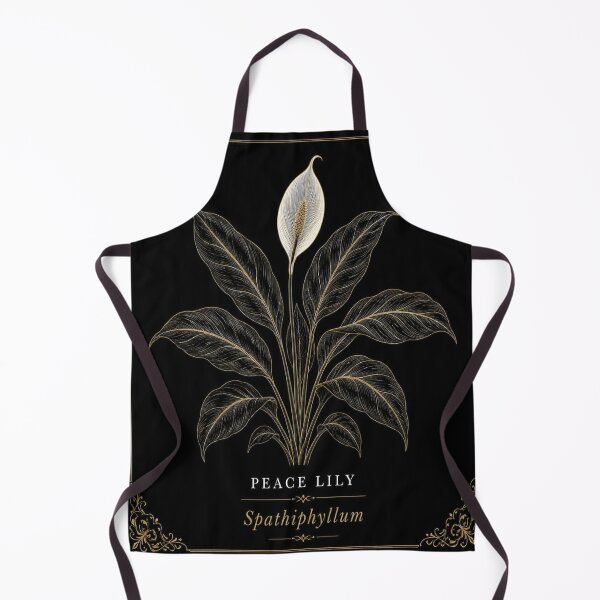 Item preview, Peace Lily Spathiphyllum Botanical Engraving designed and sold by SunnyDesign82.