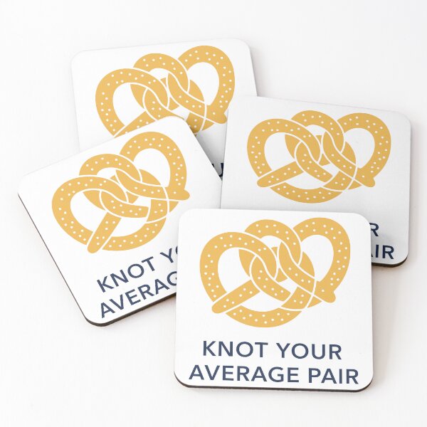 Item preview, Knot Your Average Pair Pretzel Couple Pun designed and sold by Amir Faysal.