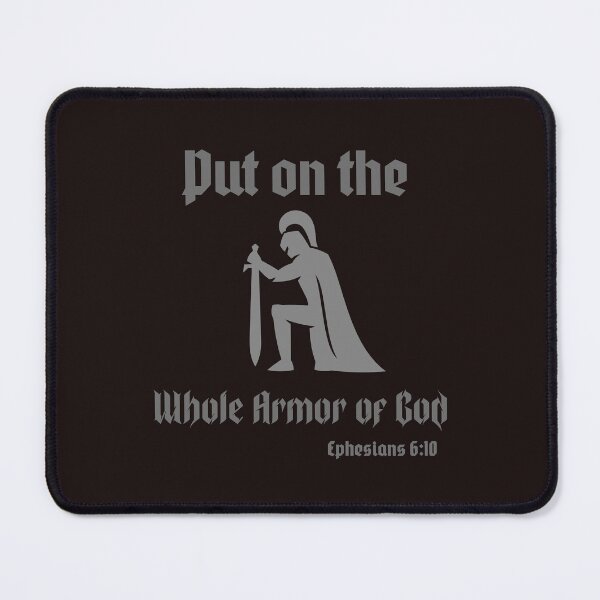 Item preview, Copy of Put on the whole armor of God Grey designed and sold by Kingdompurpose.