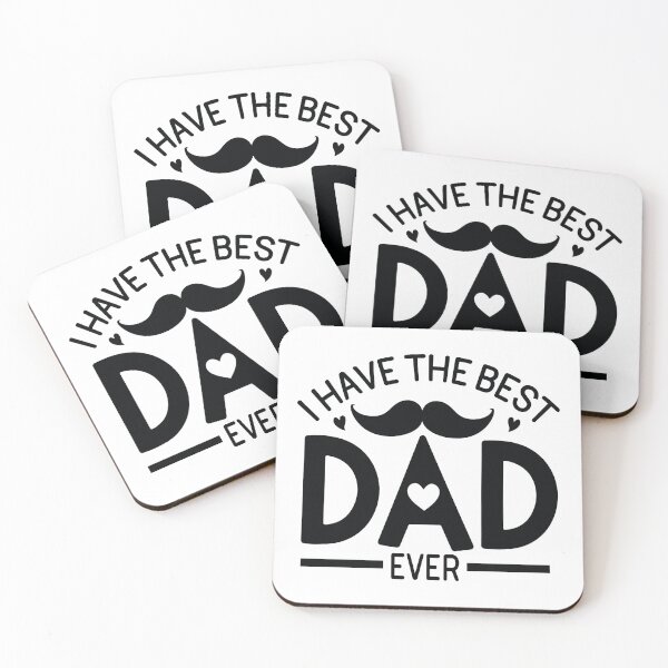 Item preview, I Have The Best Dad Ever - Funny Dad Quotes Retro Vintage Aesthetic Father Papa Daughter Son Gift designed and sold by FuzionRaptor.