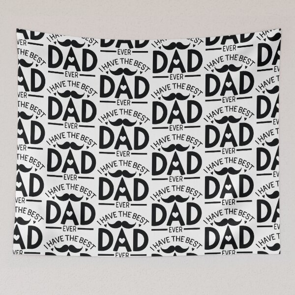 Item preview, I Have The Best Dad Ever - Funny Dad Quotes Retro Vintage Aesthetic Father Papa Daughter Son Gift designed and sold by FuzionRaptor.