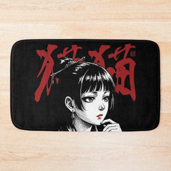 Item preview, Black White and Red Maomao designed and sold by MadShroomPrints.