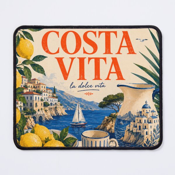 Item preview, Costa Vita Amalfi Lemons Mediterranean Coastal Art designed and sold by TheSlowShore.