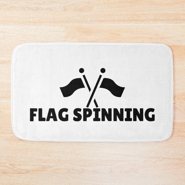 Item preview, FLAG SPINNING - BLACK designed and sold by ArtsyCity.