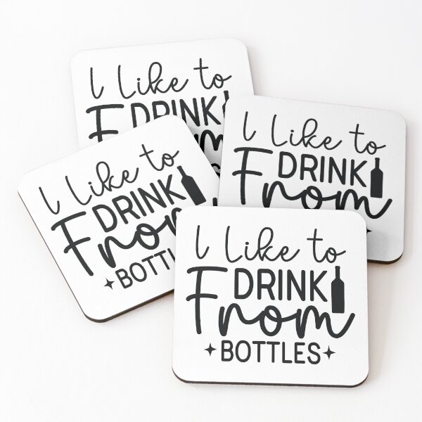 Item preview, I Like to Drink From Bottles - Funny Dad Quotes Retro Vintage Aesthetic Baby Milk Beer Family Gift designed and sold by FuzionRaptor.