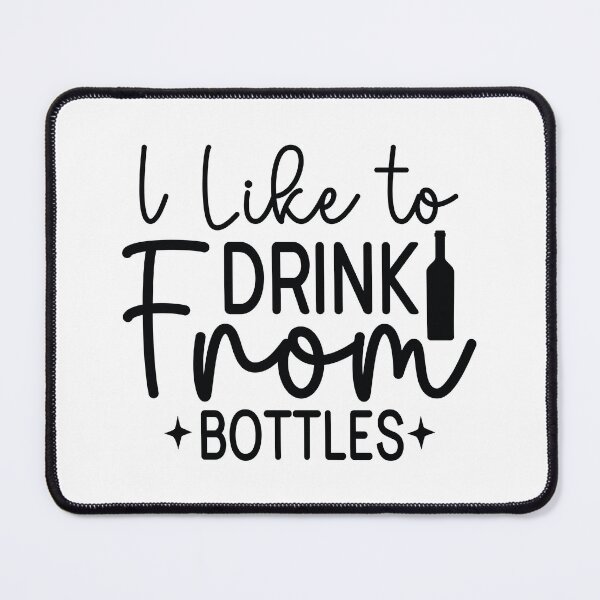 Item preview, I Like to Drink From Bottles - Funny Dad Quotes Retro Vintage Aesthetic Baby Milk Beer Family Gift designed and sold by FuzionRaptor.