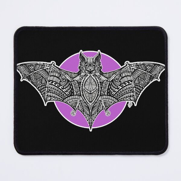 Item preview, Tribal artwork Flying Bat designed and sold by BlackwoodPagan.