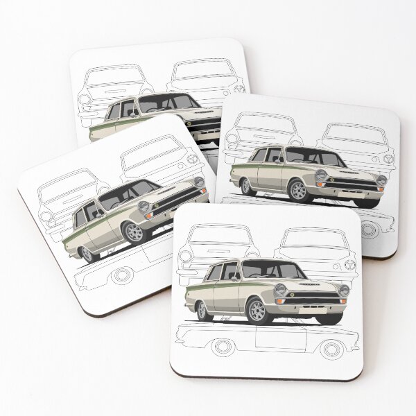 Item preview, Lotus Cortina Mk1 designed and sold by SketchMyRide.