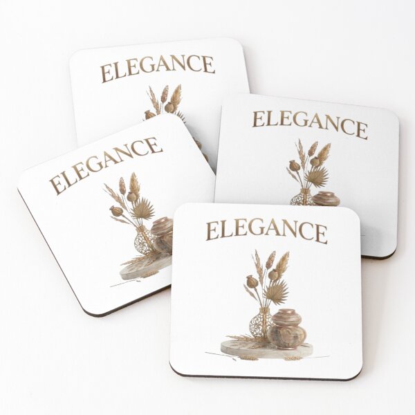 Item preview, Elegant Minimalist Dried Floral Vase Art designed and sold by Northern Glow Art.