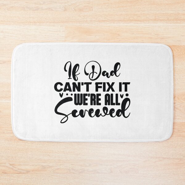 Item preview, If Dad Cant Fix It Were All Screwed - Funny Dad Quotes Retro Vintage Aesthetic Handyman Papa Gift designed and sold by FuzionRaptor.