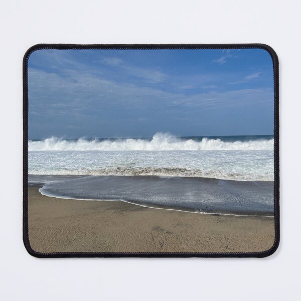 Item preview, Wild wall of spray and gentle tongue of foam on the beach designed and sold by Art of Momenz.