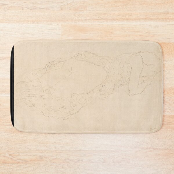 Item preview, Reclining Nude Minimalist Line Drawing designed and sold by artofuniverse.