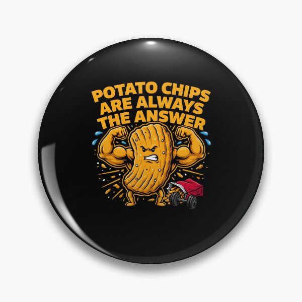 Item preview, Potato Chips Are Always the Answer Cute Potato Chips for Snack Lovers designed and sold by Redgiant87x.