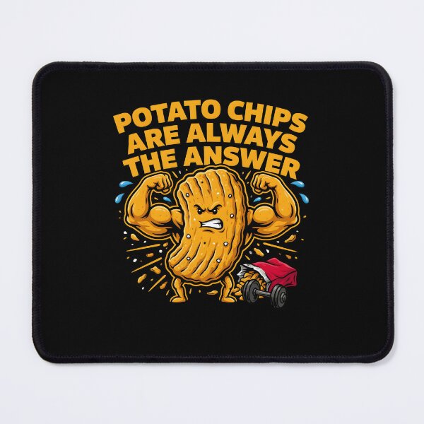 Item preview, Potato Chips Are Always the Answer Cute Potato Chips for Snack Lovers designed and sold by Redgiant87x.