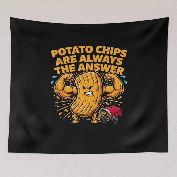 Item preview, Potato Chips Are Always the Answer Cute Potato Chips for Snack Lovers designed and sold by Redgiant87x.