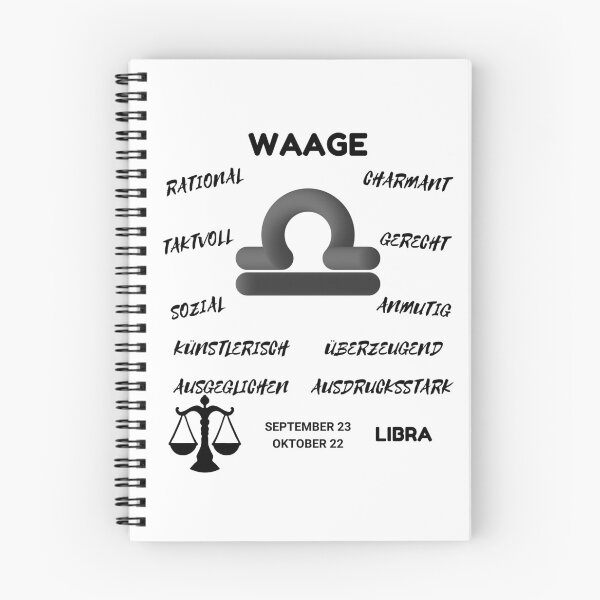 Item preview, Libra Zodiac Sign Astrology Symbol Waage Horoscope - DE (Light Version) designed and sold by ZODIARA.