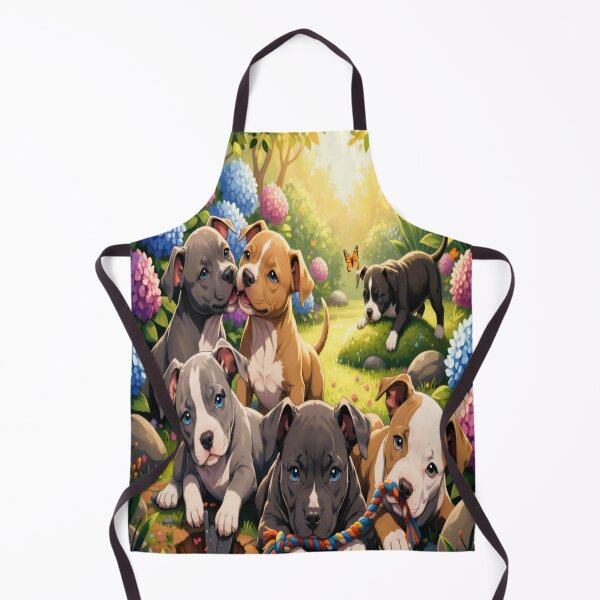 Item preview, Puppy Parade in Floral Garden designed and sold by CyndiEpps.