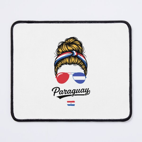 Item preview, Paraguay Pop Art Woman T-Shirt – Vintage Woodcut Flag Sunglasses Graphic for Proud Paraguay Supporters designed and sold by paulo silveira.