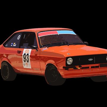 Artwork thumbnail, Ford Escort Rally Orange by radestilo