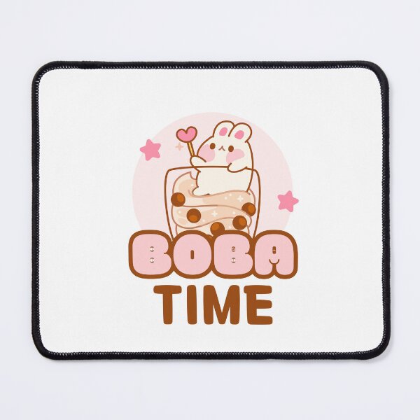 Item preview, Boba Time | Cute Kawaii Bunny Bubble Tea Sticker designed and sold by Olive Thread Co..