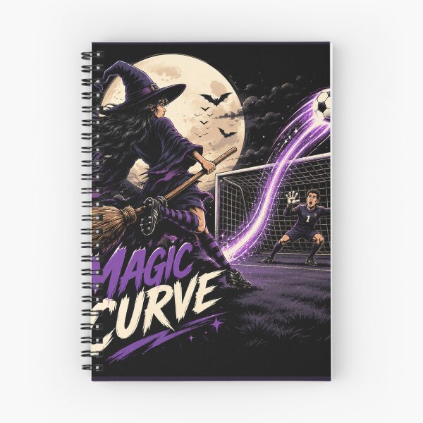 Item preview, Magic Curve – Witch Free Kick Football | Halloween Soccer Vintage Streetwear Graphic designed and sold by warlistop.