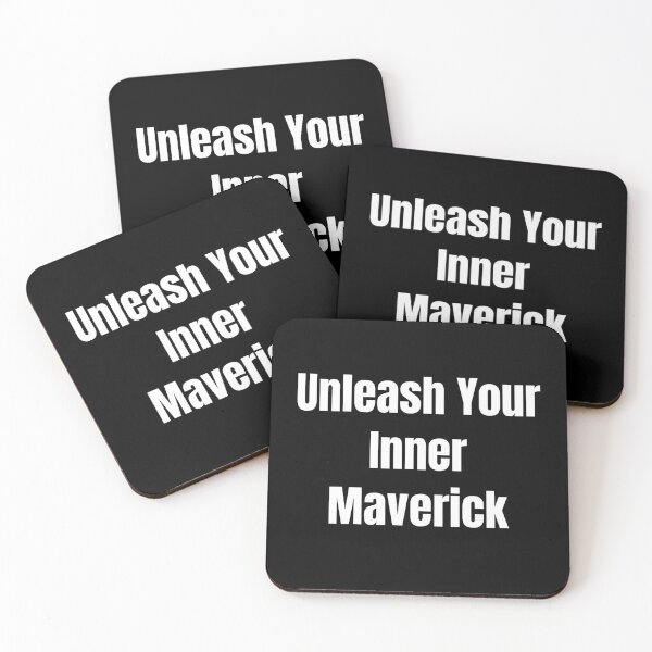 Item preview, Unleash Your Inner Maverick (White Text) designed and sold by QuoteeApparel.