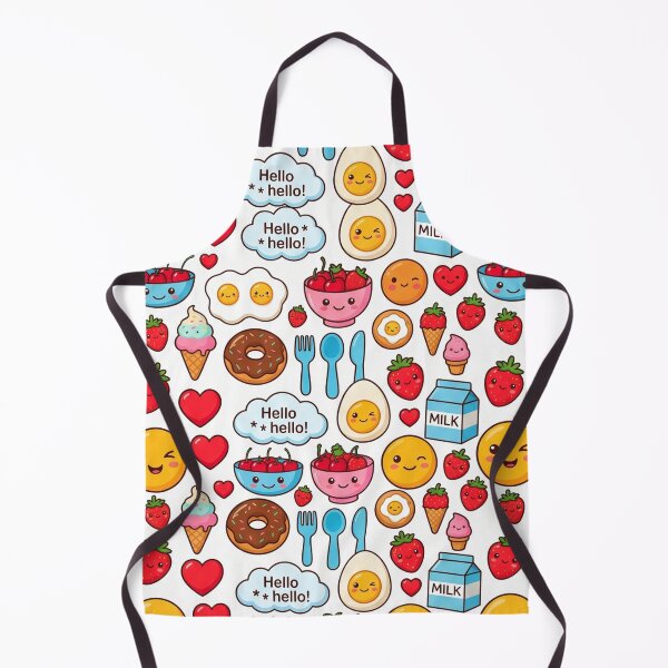 Item preview, Kawaii Seamless Breakfast & Sweet Treats designed and sold by TOM JACK.