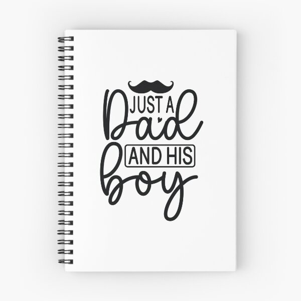 Item preview, Just A Dad And His Boy - Funny Dad Quotes Retro Vintage Aesthetic Proud Papa Son Family Boy Gift designed and sold by FuzionRaptor.