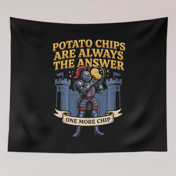 Item preview, Potato Chips Are Always the Answer Retro Snack Lover Funny Food designed and sold by Redgiant87x.