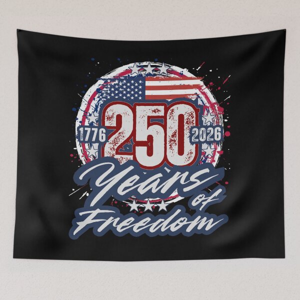 Item preview, 1776 to 2026 — America 250 Years of Freedom Patriotic Anniversary Emblem designed and sold by GFamilyC.